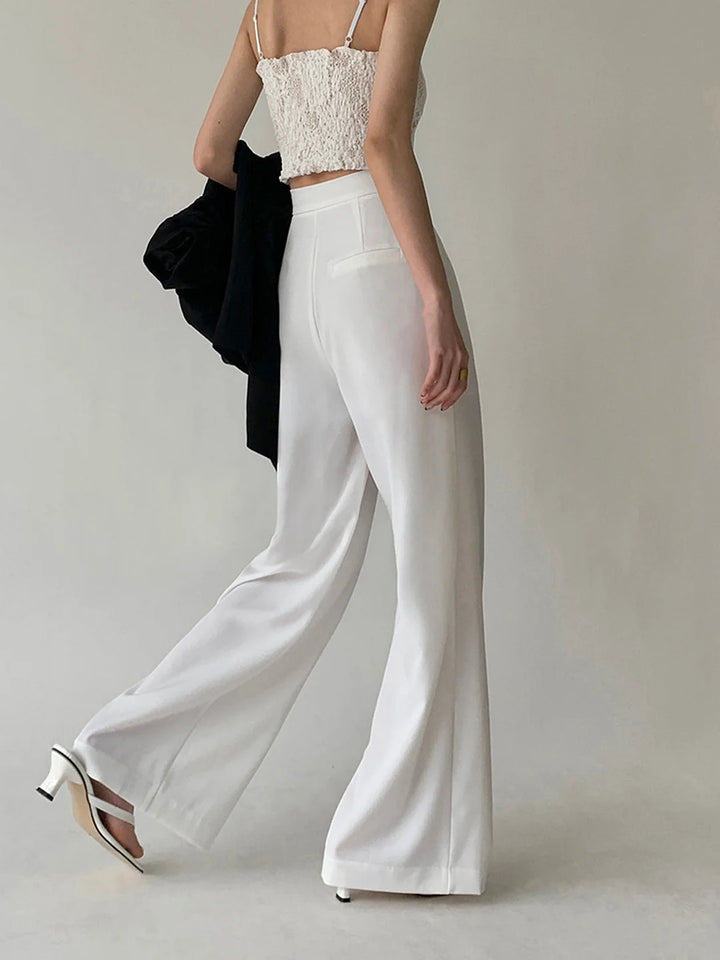 Allegra  | Tie Waist Flowy Wide Leg Pants