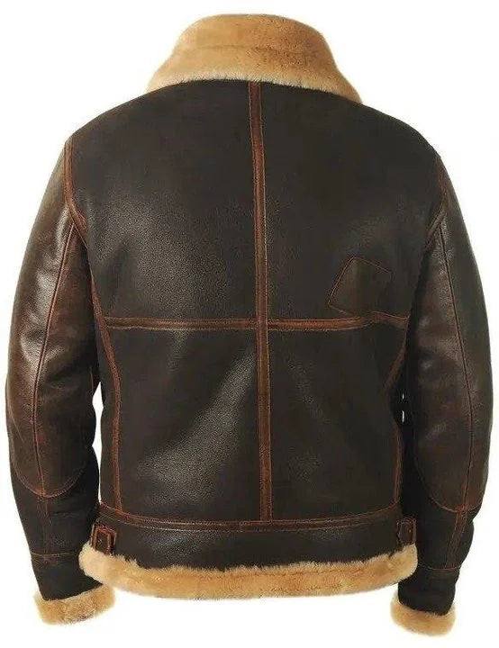 Cedric | Leather Jacket with Fur