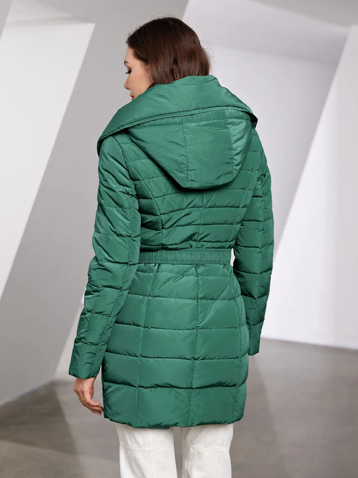 Nordelle | Women's Quilted Puffer Coat with Belt