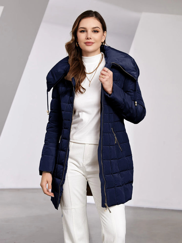 Nordelle | Women's Quilted Puffer Coat with Belt