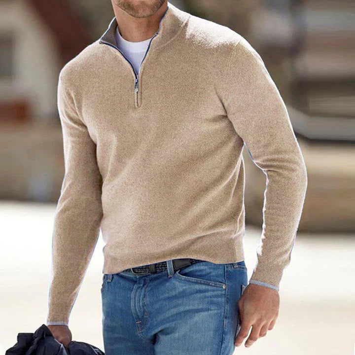 Johann | Premium Zip-Neck Sweater