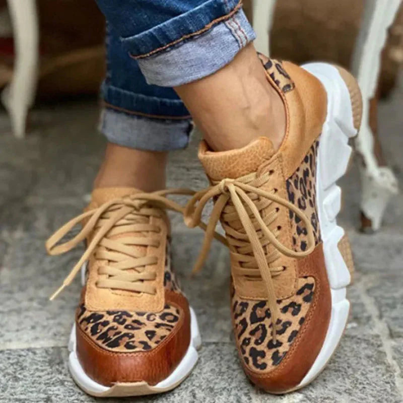 Piper | Comfortable Leopard Sneakers