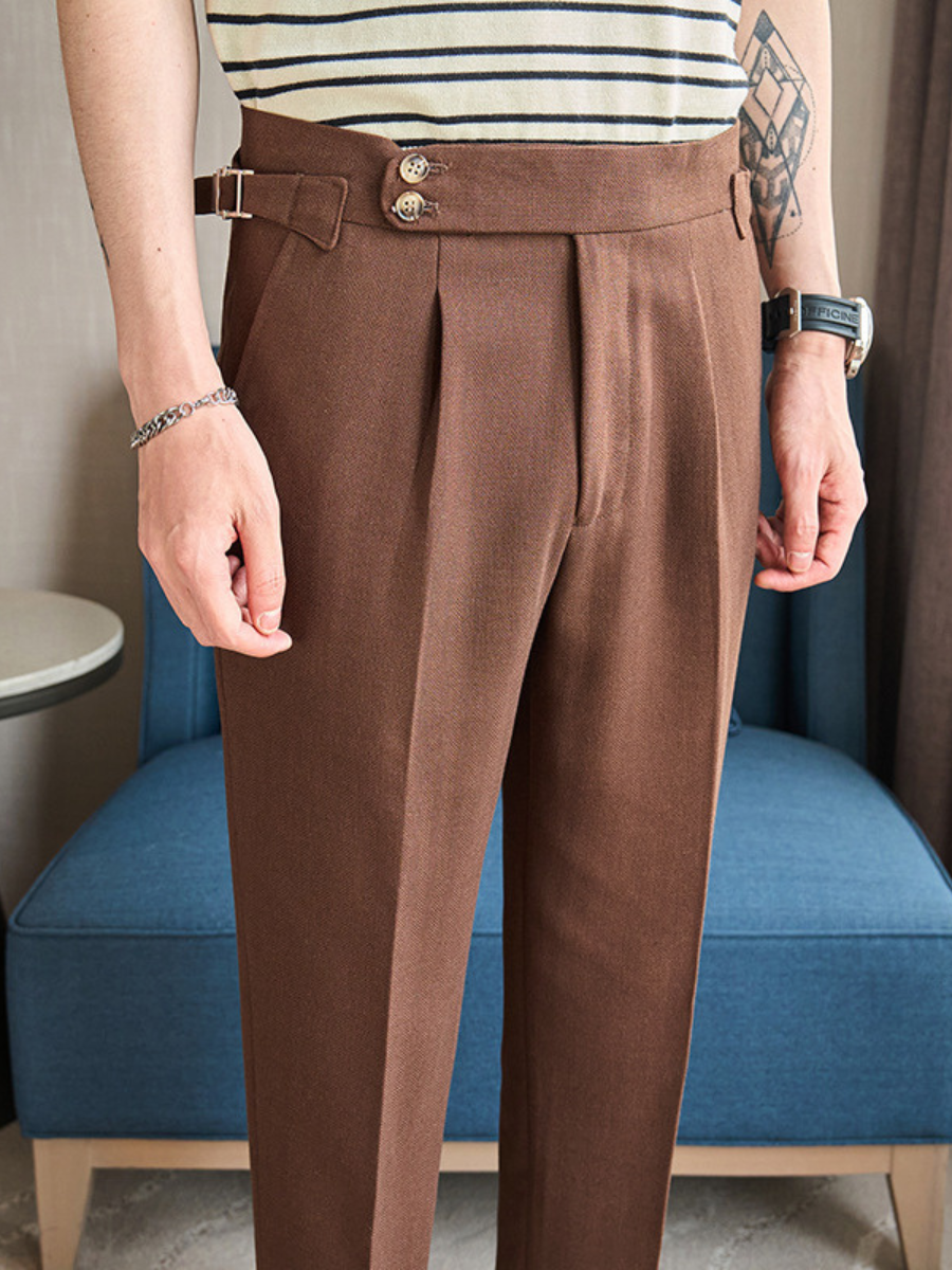 Ventura | Men’s Casual Linen-Blend Trousers