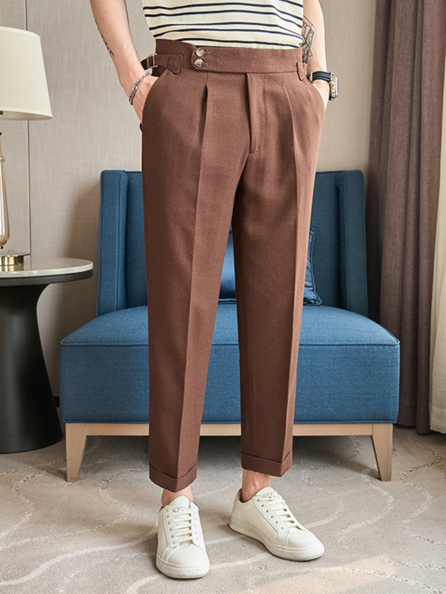 Ventura | Men’s Casual Linen-Blend Trousers