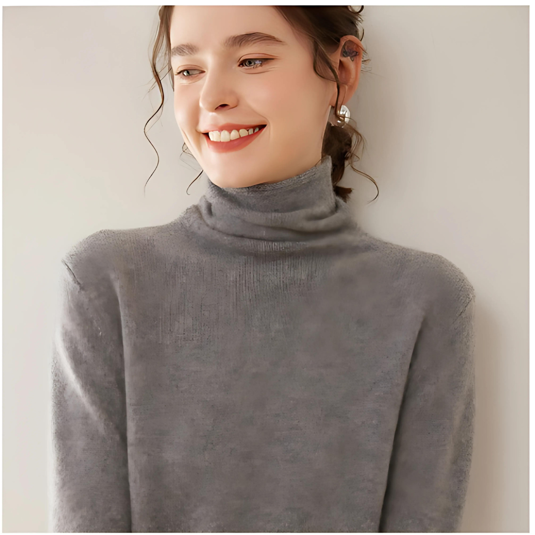 Aria  | Women's Cashmere Pile Collar Sweater