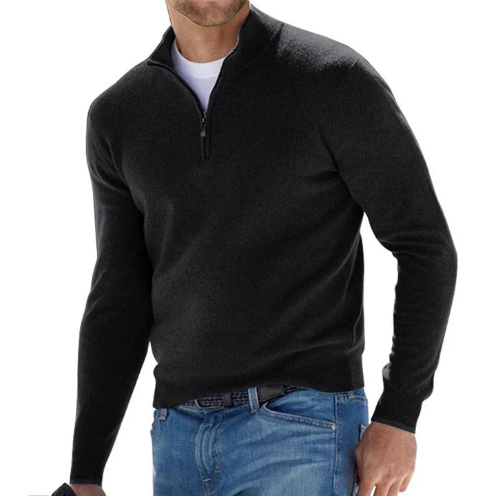 Johann | Premium Zip-Neck Sweater