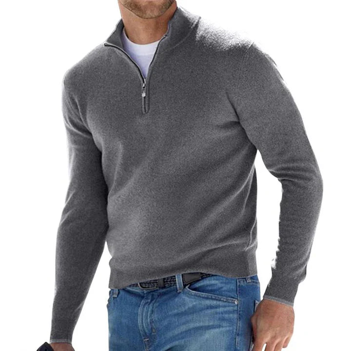 Johann | Premium Zip-Neck Sweater