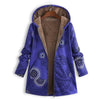 Iris | Chic Printed Hooded Winter Coat