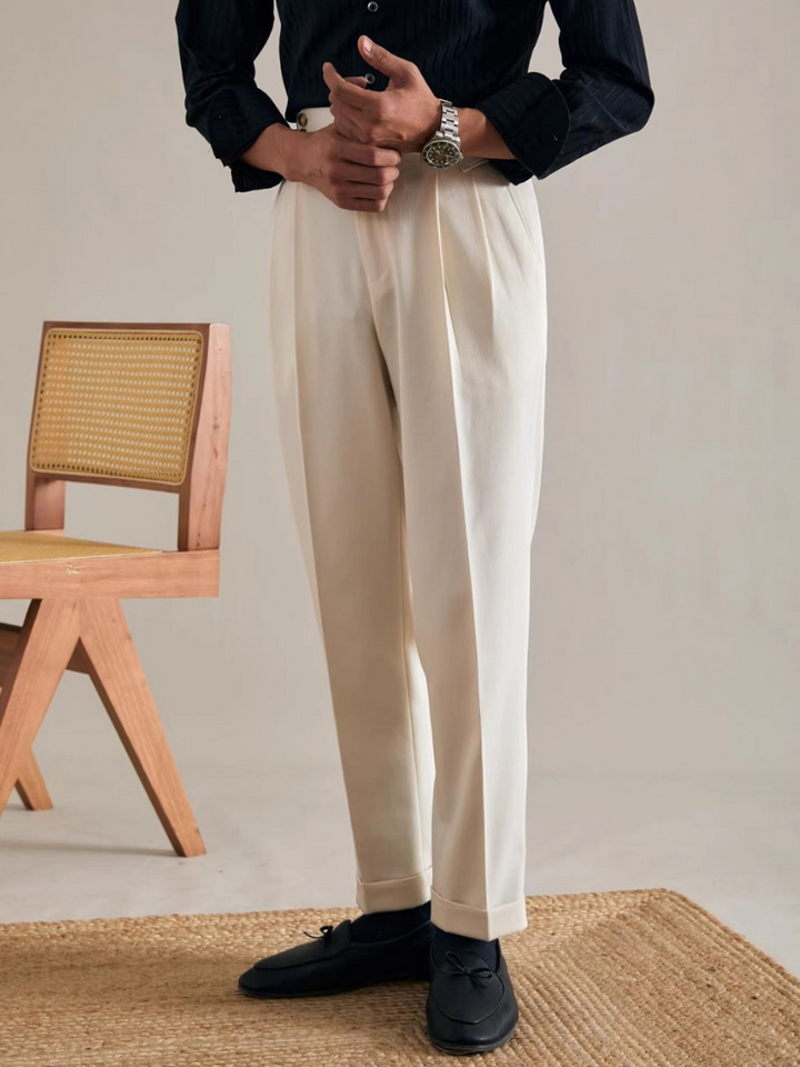 Vito | Men’s Italian Straight-Fit Business Trousers