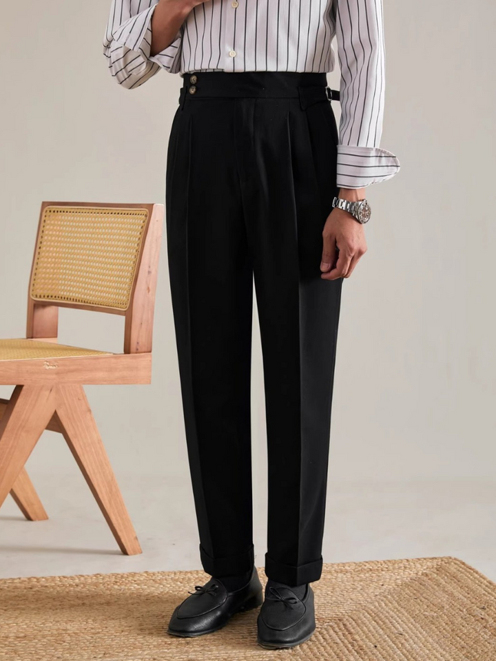 Vito | Men’s Italian Straight-Fit Business Trousers