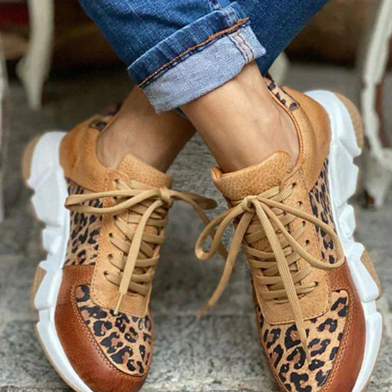 Piper | Comfortable Leopard Sneakers