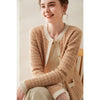 Elysia Luxe Jacquard Cashmere Cardigan