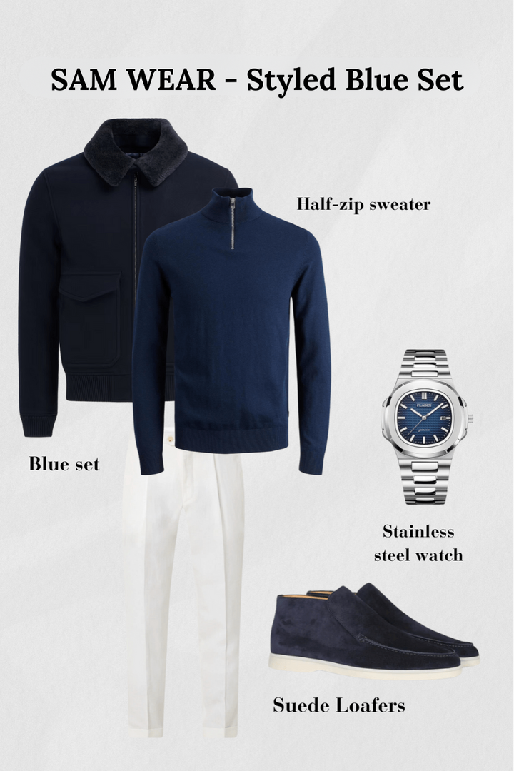 SAMWEAR - Styled Blue Set