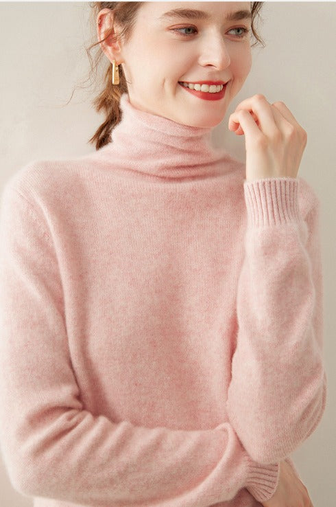 Aria  | Women's Cashmere Pile Collar Sweater