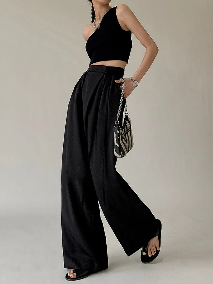 Allegra  | Tie Waist Flowy Wide Leg Pants